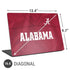 University of Alabama Maroon Jersey Universal Laptop 16.6in (13.4 x 9.7in) Skin